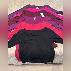 LOFT boatneck tees